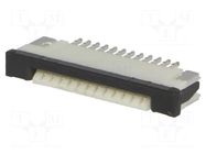 Connector: FFC/FPC; SMT; 50V; 0.5A; PIN: 12; 1mm; horizontal; 30mΩ JOINT TECH