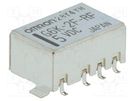 Relay: electromagnetic; DPDT; Ucoil: 5VDC; Icontacts max: 1A; SMD OMRON Electronic Components