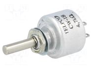 Potentiometer: shaft; single turn; 4.7kΩ; 1W; ±20%; 4mm; linear; THT TELPOD