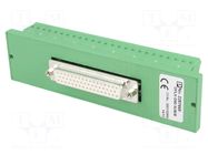 Connector: D-Sub; PIN: 50; socket; female; screw terminal PHOENIX CONTACT