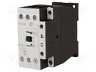 Contactor: 3-pole; NO x3; Auxiliary contacts: NO; 400VAC; 25A; 690V EATON ELECTRIC