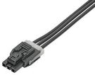 CABLE ASSY, 3P RCPT-RCPT, 150MM