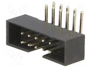 Connector: IDC; socket; male; PIN: 10; angled 90°; THT; 2mm; 2x5 CONNFLY