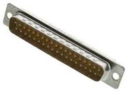 D SUB CONN, PLUG, 37POS, SOLDER