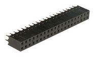 CONN, RCPT, 40POS, 2ROW, 2.54MM, TH