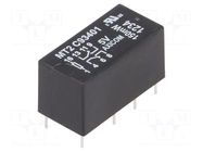 Relay: electromagnetic; DPDT; Ucoil: 5VDC; MT2; max.250VAC; signal TE Connectivity