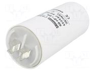 Capacitor: polypropylene; motors, run; 60uF; 450V; Ø50x106mm; ±5% SR PASSIVES