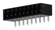 TERMINAL BLOCK, R/A HEADER, 9WAY, TH