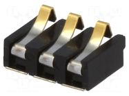 Connector: battery; SMT; gold-plated; ways: 3; 2.5mm KYOCERA AVX