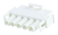 CONNECTOR HOUSING, PLUG, 5POS, 6.35MM