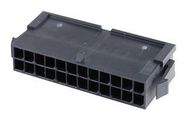 CONNECTOR HOUSING, PLUG, 24POS, 3MM