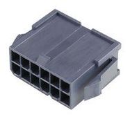 CONNECTOR HOUSING, PLUG, 12POS, 4.2MM