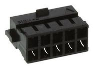 CONNECTOR HOUSING, RCPT, 10POS, 2MM