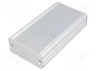 Enclosure: with panel; AKG; X: 55mm; Y: 100mm; Z: 24mm; aluminium FISCHER ELEKTRONIK