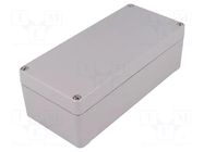 Enclosure: multipurpose; X: 80mm; Y: 175mm; Z: 57mm; ALUEIN-RJ; grey RAYCHEM RPG
