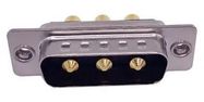 COMBO D-SUB CONN, PLUG, DA-3W3, TH