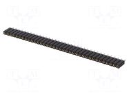 Connector: pin strips; socket; female; PIN: 36; straight; THT; 1x36 MPE GARRY
