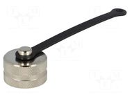 Accessories: protection cover; metal; Plating: nickel AMPHENOL