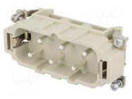 Connector: HDC; contact insert; male; 35A; 690V; Han® HsB; PIN: 6 HARTING