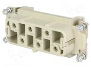 Connector: HDC; contact insert; female; 35A; 690V; Han® HsB; PIN: 6 HARTING