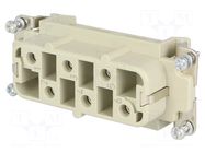 Connector: HDC; contact insert; female; 35A; 690V; Han® HsB; PIN: 6 HARTING