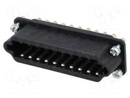 Connector: HDC; contact insert; female; 10A; 25V; Staf®; PIN: 20 HARTING