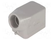 Enclosure for connectors: HDC; size 6B; for cable; Han® B; IP65 HARTING