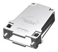 D SUB BACKSHELL, HOOD, 7DEG, SIZE DE
