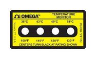 LABEL, TEMP INDICATOR, 45X23MM, BLK/GRY