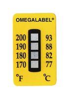 LABEL, TEMP INDICATOR, 18X30MM, BLK/YLW