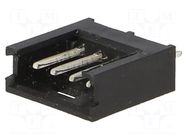 Connector: wire-board; socket; male; PIN: 4; AMPMODU MOD II; THT TE Connectivity
