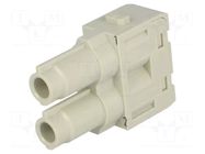 Connector: HDC; module; female; Han-Modular®; PIN: 2; 70A; 1000V HARTING