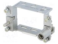 Frame for modules; size 10B; Han-Modular®; Modules: 3; 57x27mm HARTING