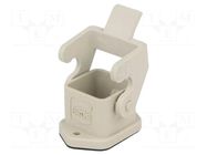 Enclosure for connectors: HDC; size 3A; Han® A; with latch HARTING