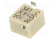 Potentiometer: mounting; vertical,multiturn; 100kΩ; 250mW; SMD BOURNS