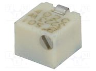 Potentiometer: mounting; multiturn; 500Ω; 125mW; SMD; ±20%; linear BOURNS