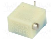 Potentiometer: mounting; multiturn; 20kΩ; 250mW; SMD; ±10%; linear BOURNS