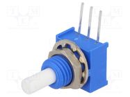 Potentiometer: shaft; single turn; 1MΩ; ±20%; 0.25W; linear; 3.18mm BOURNS