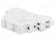 Relay: installation; bistable,impulse; NO x2; Ucoil: 230VAC; 20.28 FINDER