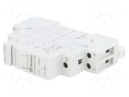 Relay: installation; bistable,impulse; NO x2; Ucoil: 230VAC; 20.28 FINDER