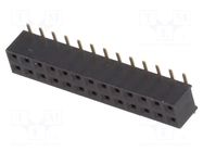Connector: pin strips; socket; female; PIN: 26; vertical; SMT; 2mm NINIGI