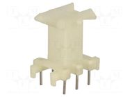Coil former: with pins; plastic; No.of term: 6; Poles number: 1 WEISSER