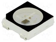 Programmable LED; RGB; SMD; 5050,PLCC4; 3.7÷5.3VDC; 5x5x1.6mm WORLDSEMI