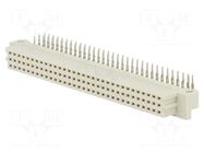 Connector: DIN 41612; plug; female; PIN: 96; angled 90°; THT; a+b+c NINIGI