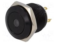 Switch: vandal resistant; Pos: 2; SPST-NO; 2A/36VDC; IP65; OFF-(ON) ONPOW