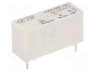 Relay: electromagnetic; SPST-NO; Ucoil: 24VDC; 8A; 8A/240VAC; THT TE Connectivity