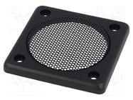 Loudspeaker grille; 73x73x7mm; ABS VISATON