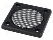 Loudspeaker grille; 73x73x7mm; ABS 