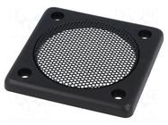Loudspeaker grille; 73x73x7mm; ABS VISATON