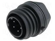 Connector: circular; socket; male; PIN: 5; 32A; 600V; Buccaneer 900 BULGIN